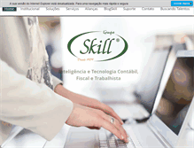 Tablet Screenshot of gruposkill.com.br